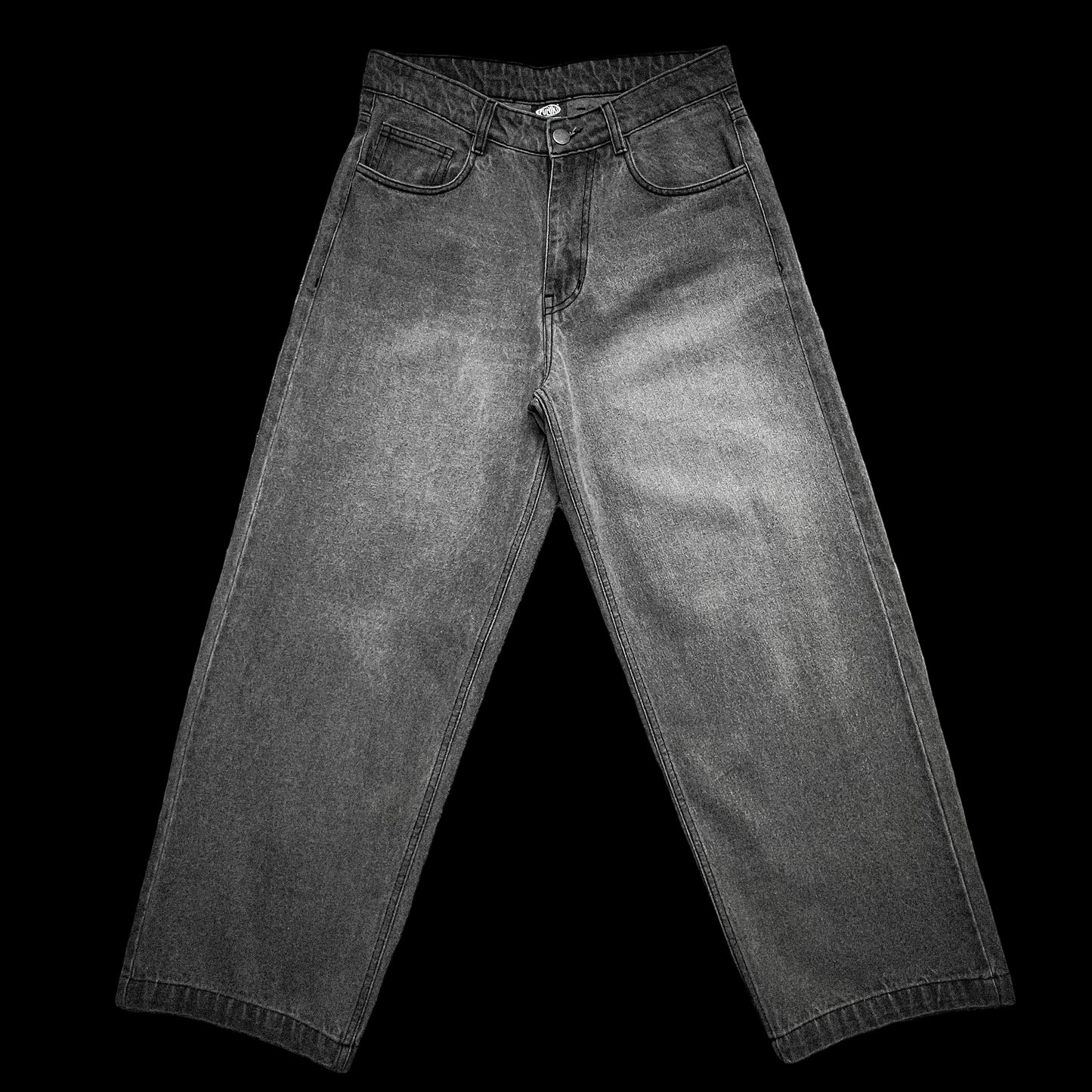 Gray Stonewash vintage high-quality denim Funiki basics