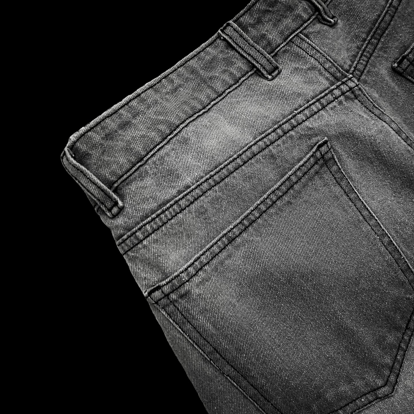 Gray Stonewash vintage high-quality denim Funiki basics