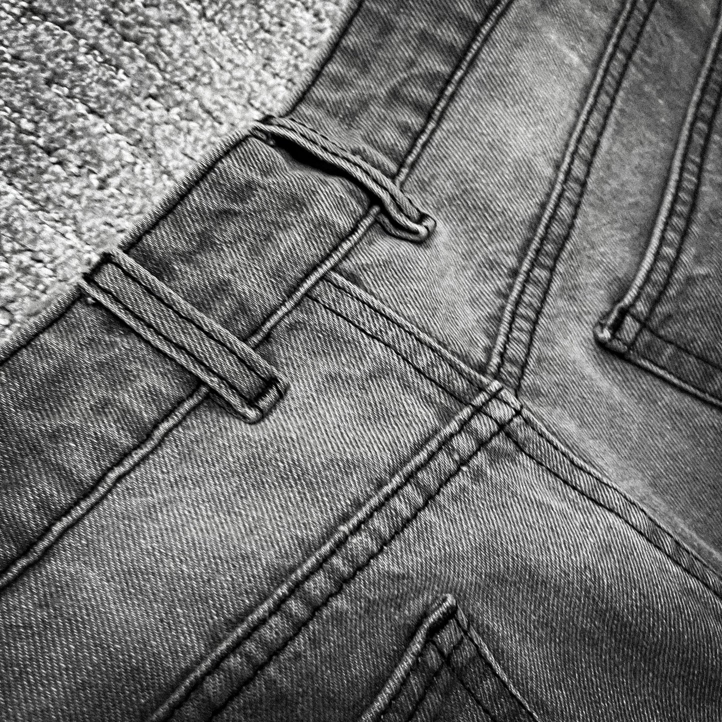 Gray Stonewash vintage high-quality denim Funiki basics