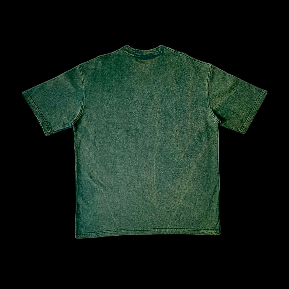 Green Stonewash vintage 240 GSM T-shirt Funiki basics