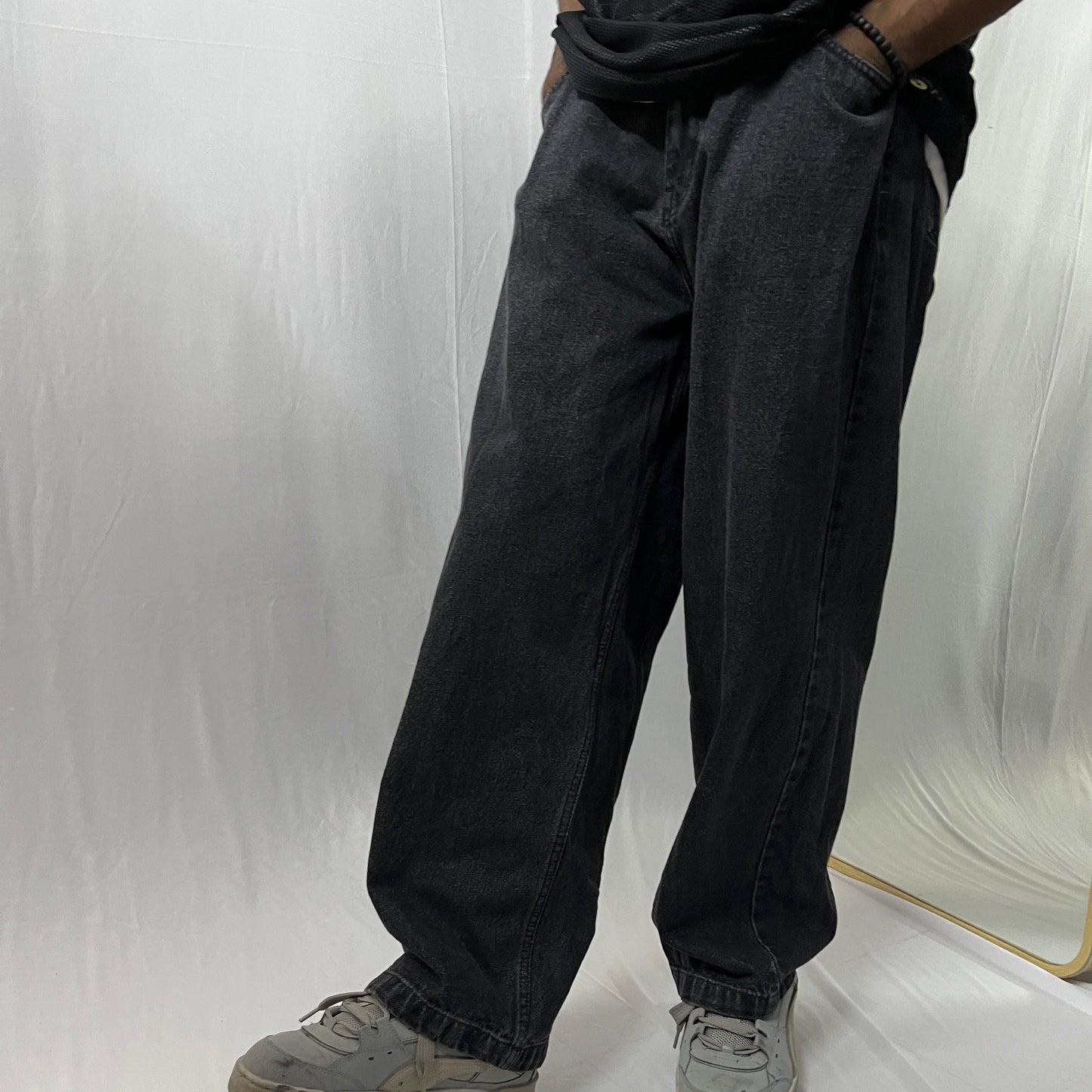 Black Stonewash vintage high-quality denim Funiki basics (Copy)