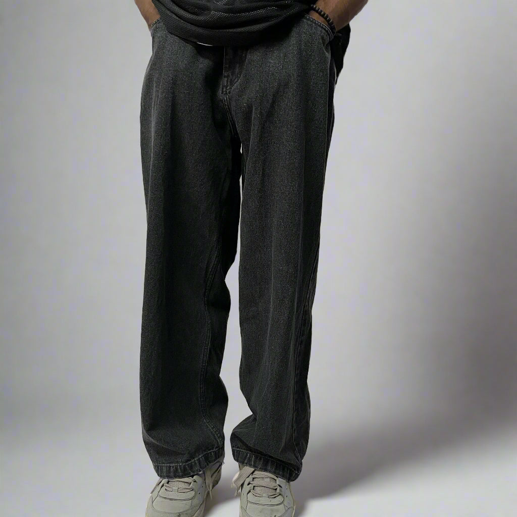 Black Stonewash vintage high-quality denim Funiki basics (Copy)