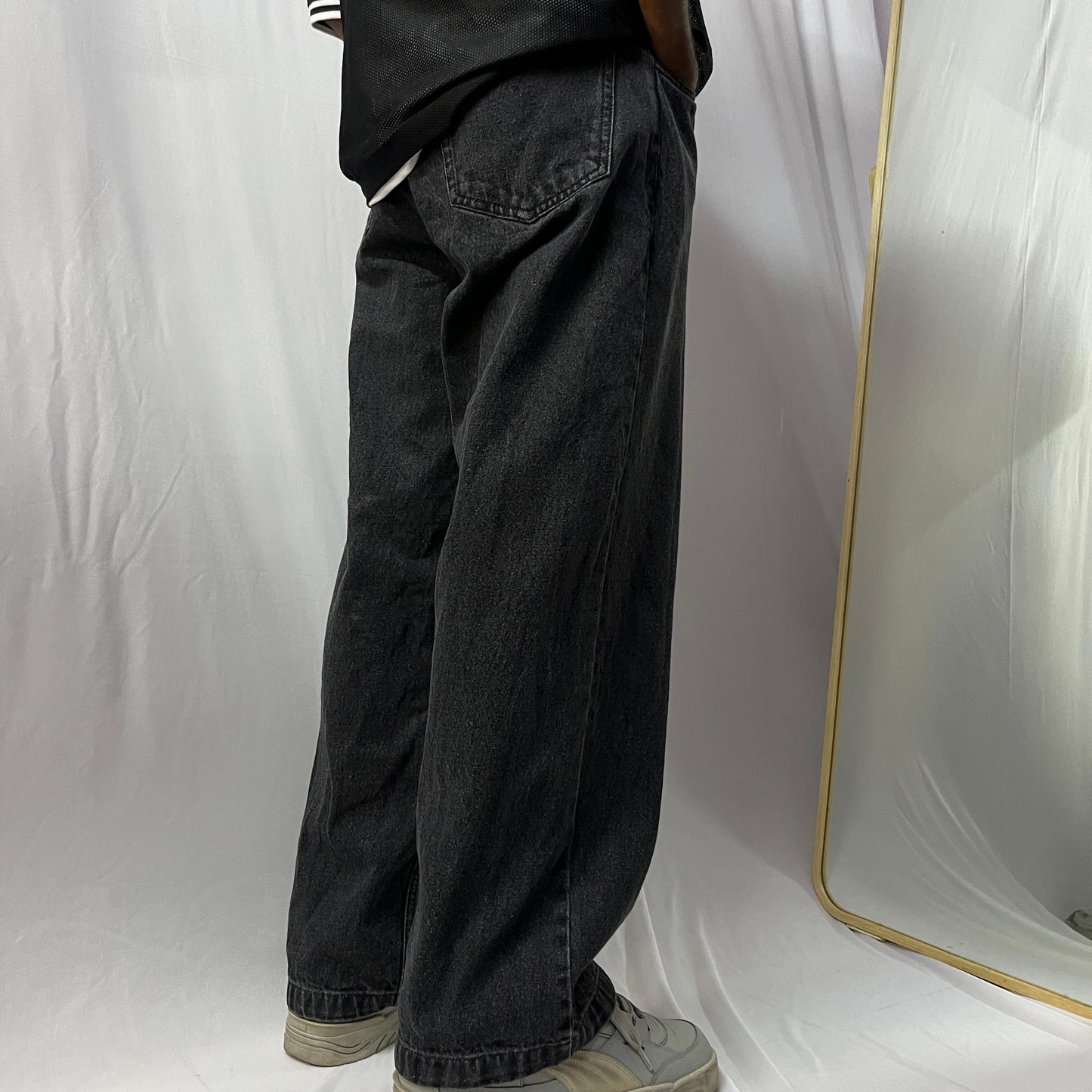 Black Stonewash vintage high-quality denim Funiki basics (Copy)