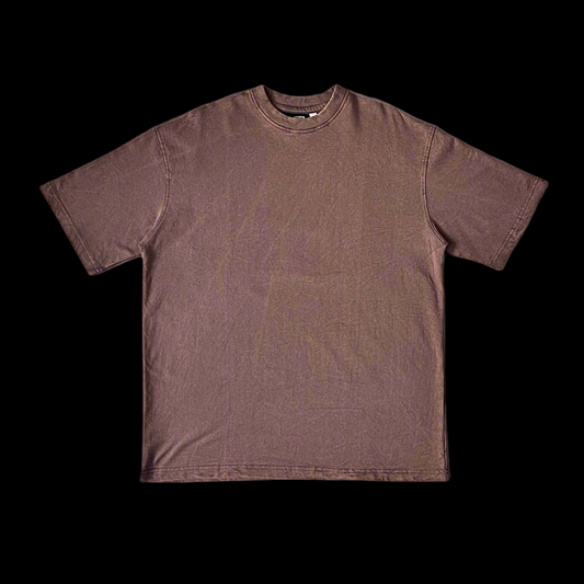 purple Stonewash vintage 240 GSM T-shirt Funiki basics