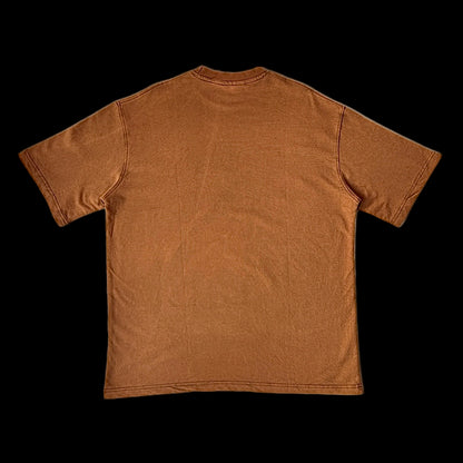 Brown Stonewash vintage 240 GSM T-shirt Funiki basics