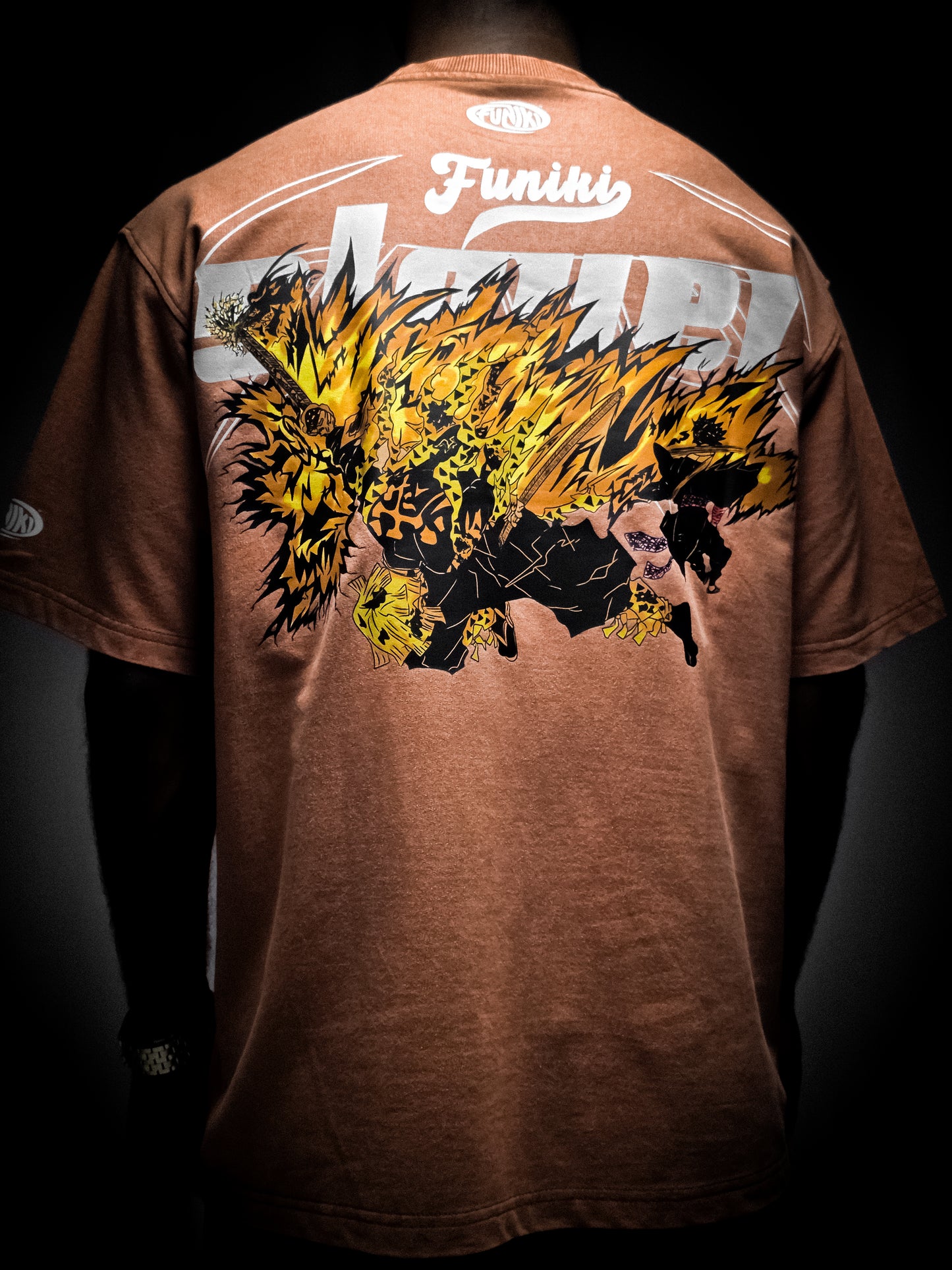 GOD OF THUNDER BROWN VINTAGE T-SHIRT