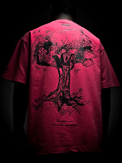 WHAT IS FREEDOM *AOT* RED VINTAGE T-SHIRT