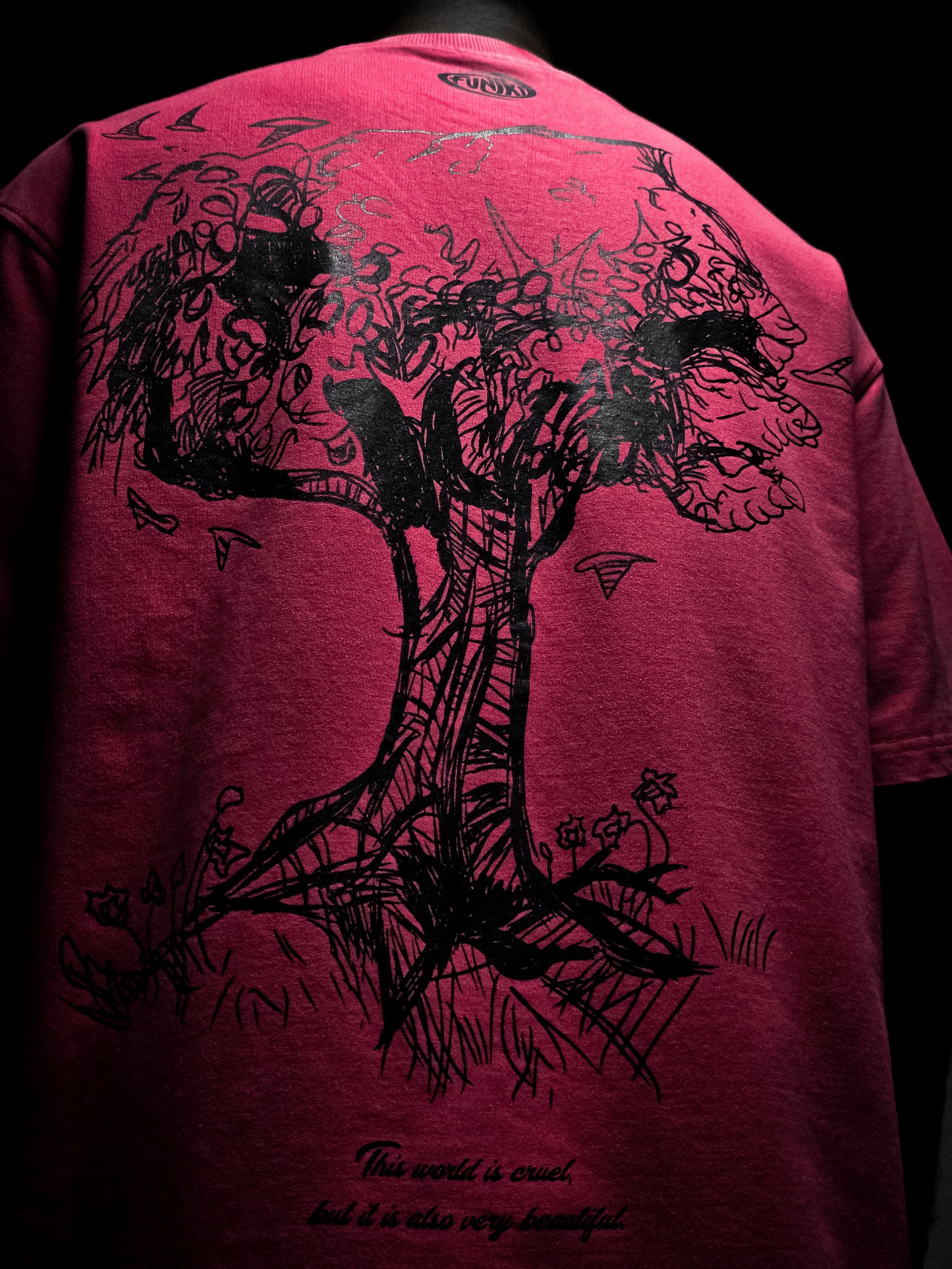 WHAT IS FREEDOM *AOT* RED VINTAGE T-SHIRT