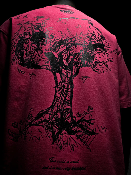 WHAT IS FREEDOM *AOT* RED VINTAGE T-SHIRT