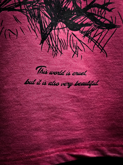 WHAT IS FREEDOM *AOT* RED VINTAGE T-SHIRT