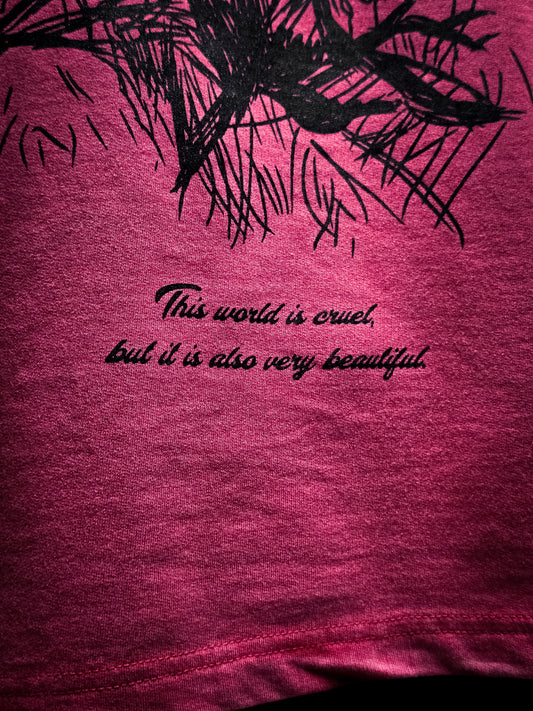 WHAT IS FREEDOM *AOT* RED VINTAGE T-SHIRT