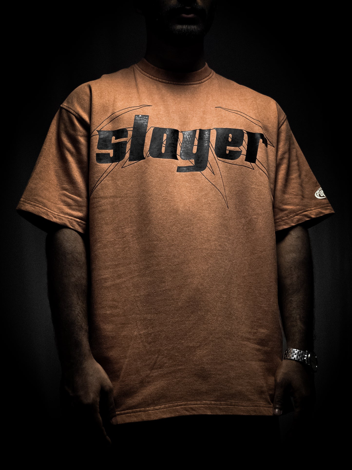 SLAYER ANTI-SOCIAL BROWN VINTAGE T-SHIRT