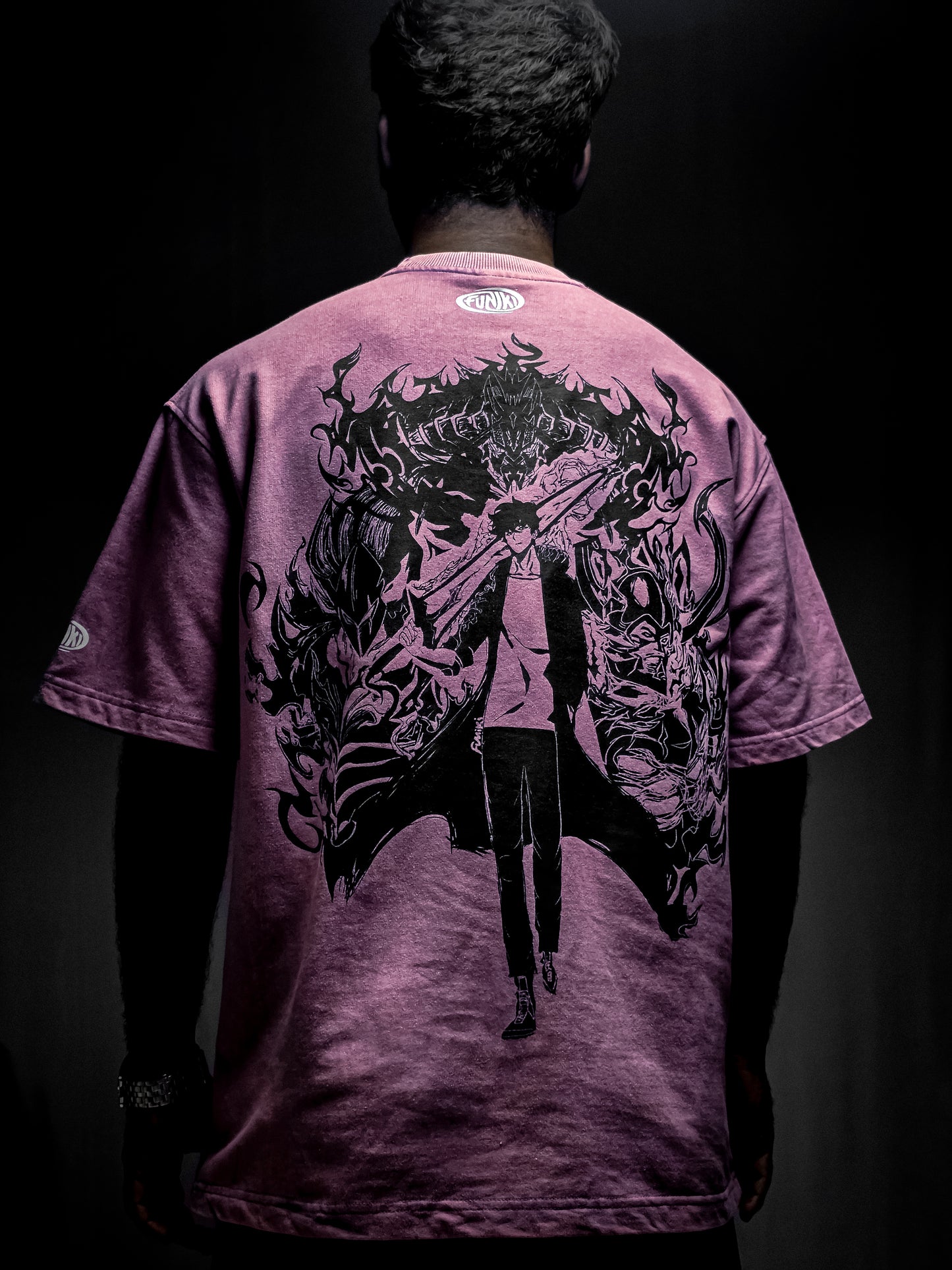 SOLO LEVELING LAVENDER VINTAGE T-SHIRT