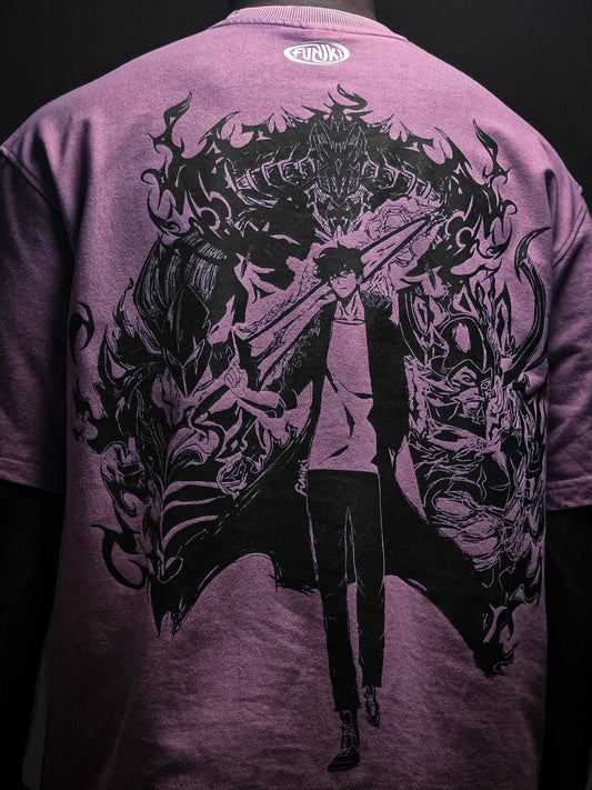 SOLO LEVELING LAVENDER VINTAGE T-SHIRT