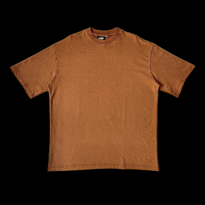Brown Stonewash vintage 240 GSM T-shirt Funiki basics