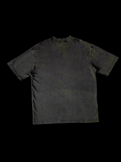 Black Stonewash vintage 240 gsm T-shirt Funiki basics