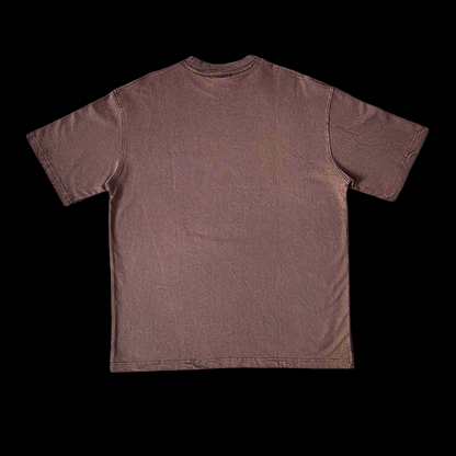 purple Stonewash vintage 240 GSM T-shirt Funiki basics