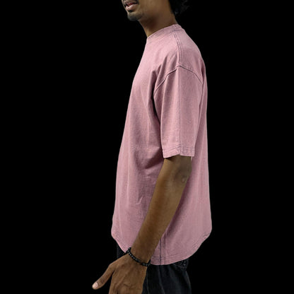 purple Stonewash vintage 240 GSM T-shirt Funiki basics