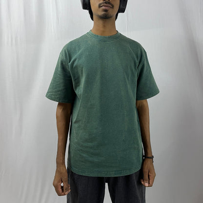 Green Stonewash vintage 240 GSM  T-shirt Funiki basics