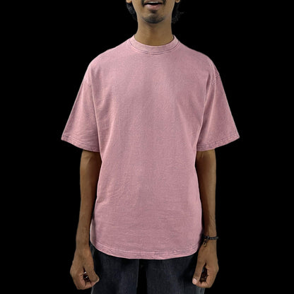 purple Stonewash vintage 240 GSM T-shirt Funiki basics